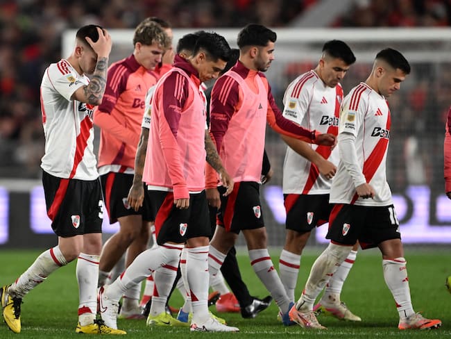 River Plate cayó eliminado ante Platense en el Apertura argertino. (Photo by Luis ROBAYO / AFP)