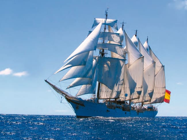 Imagen referencia del buque ‘Juan Sebastián de Elcano’/ Alcaldía de Santa Marta