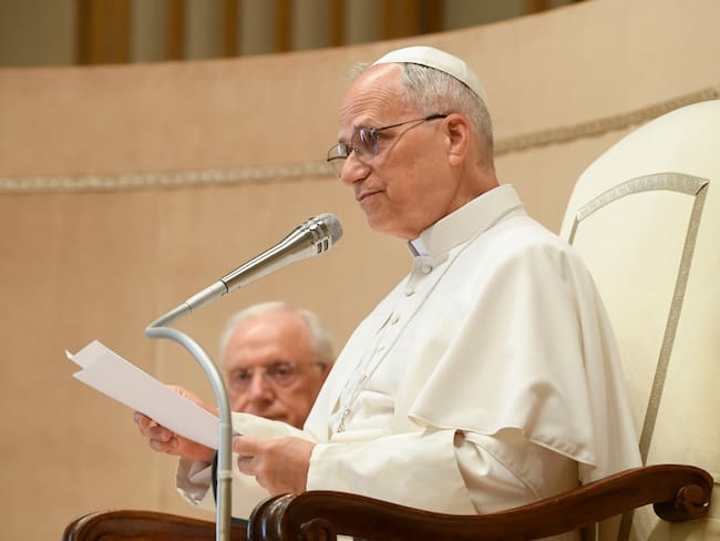 El papa León XIV. Foto: EFE.
